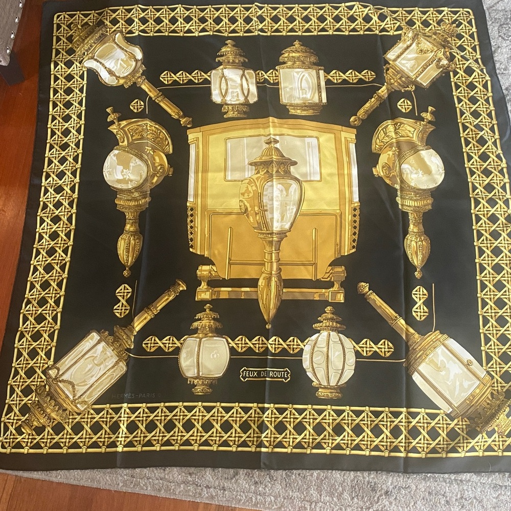 Hermes Silk Scarf